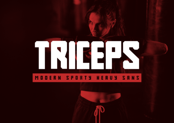 A Practical Review of the Triceps Display Font