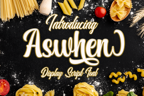 Aswhen Font: A Whimsical Typeface for Real Branding Projects