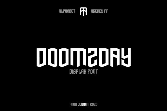 Doomzday: A Display Font That Projects Power and Edge