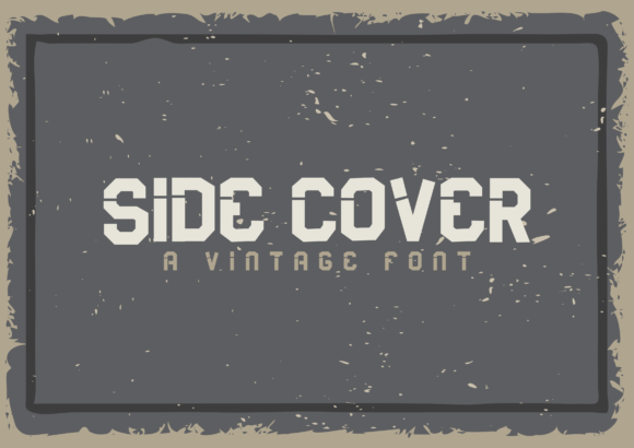 Elevating Brands with the Bold Side Cover Display Font