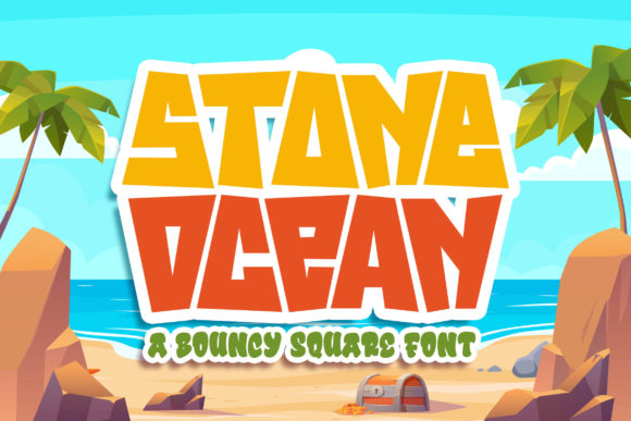 Exploring Stone Ocean: A Bold Display Font for Authentic Branding