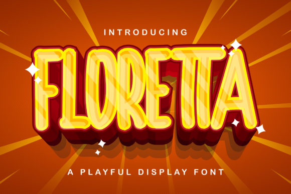 Floretta: A Playful Craft Font for Product Designers