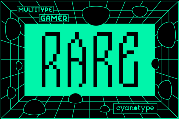 Gamer Rare Font: Pixelated Personality for Digital Design