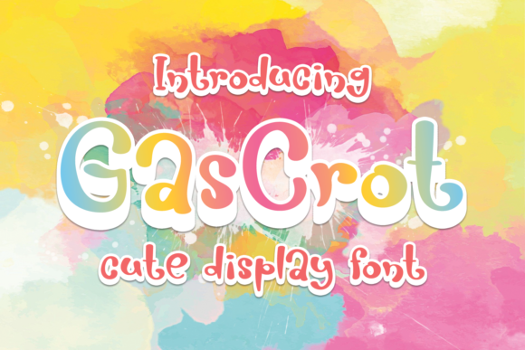 Gas Crot Font: A Playful Display Typeface for Digital Design
