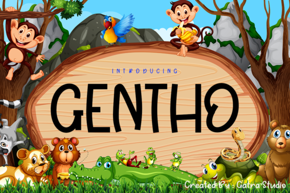 Gentho: The Modern Display Font for Digital Creators