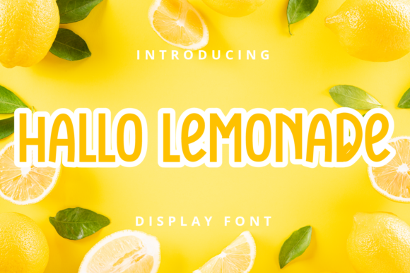Hallo Lemonade: A Display Font for Making Your Business Look Consistent and Trustworthy