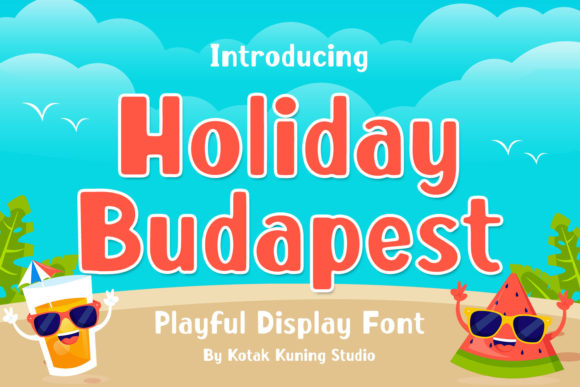 Holiday Budapest: A Display Font Built for Campaign Momentum
