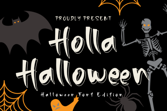 Holla Halloween: A Display Font Designed for Campaign Clarity