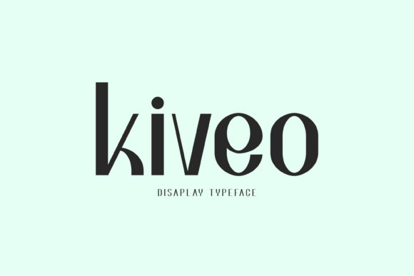 Kiveo: The Display Font My Creative Shop Adores