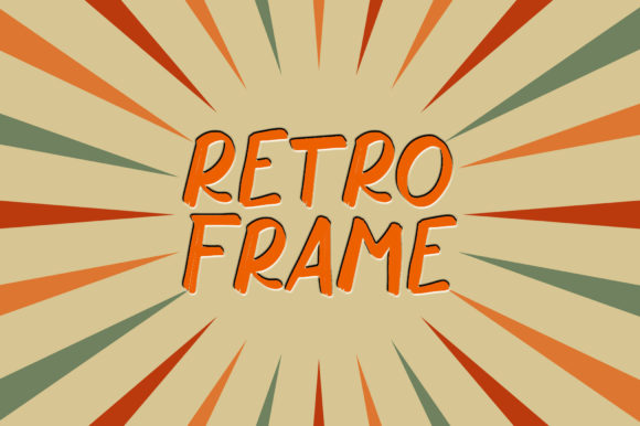 Retro Frame: A Display Font for Editorial Personality