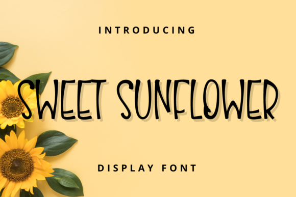 Sweet Sunflower: A Font Designed for Smiles