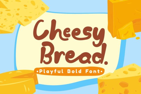 Using Cheesy Bread Font for Playful Brand Identity Design