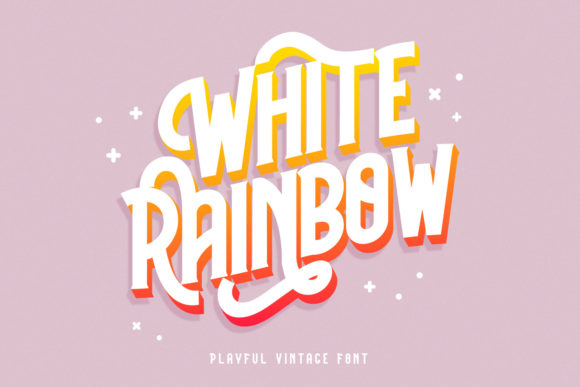 Why White Rainbow Font Became My Secret Branding Upgrade